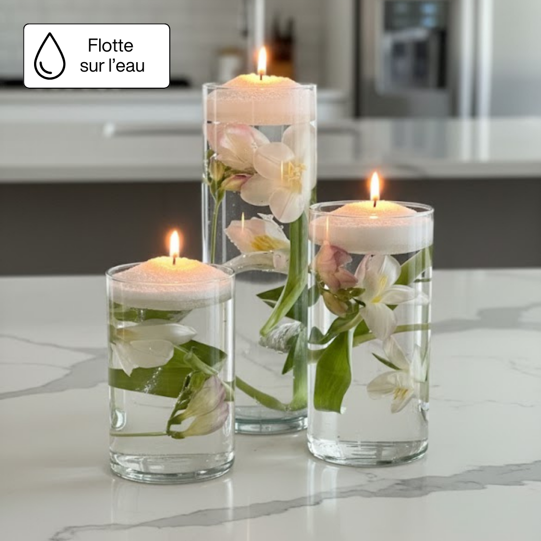 Bougie Perlée Décorative