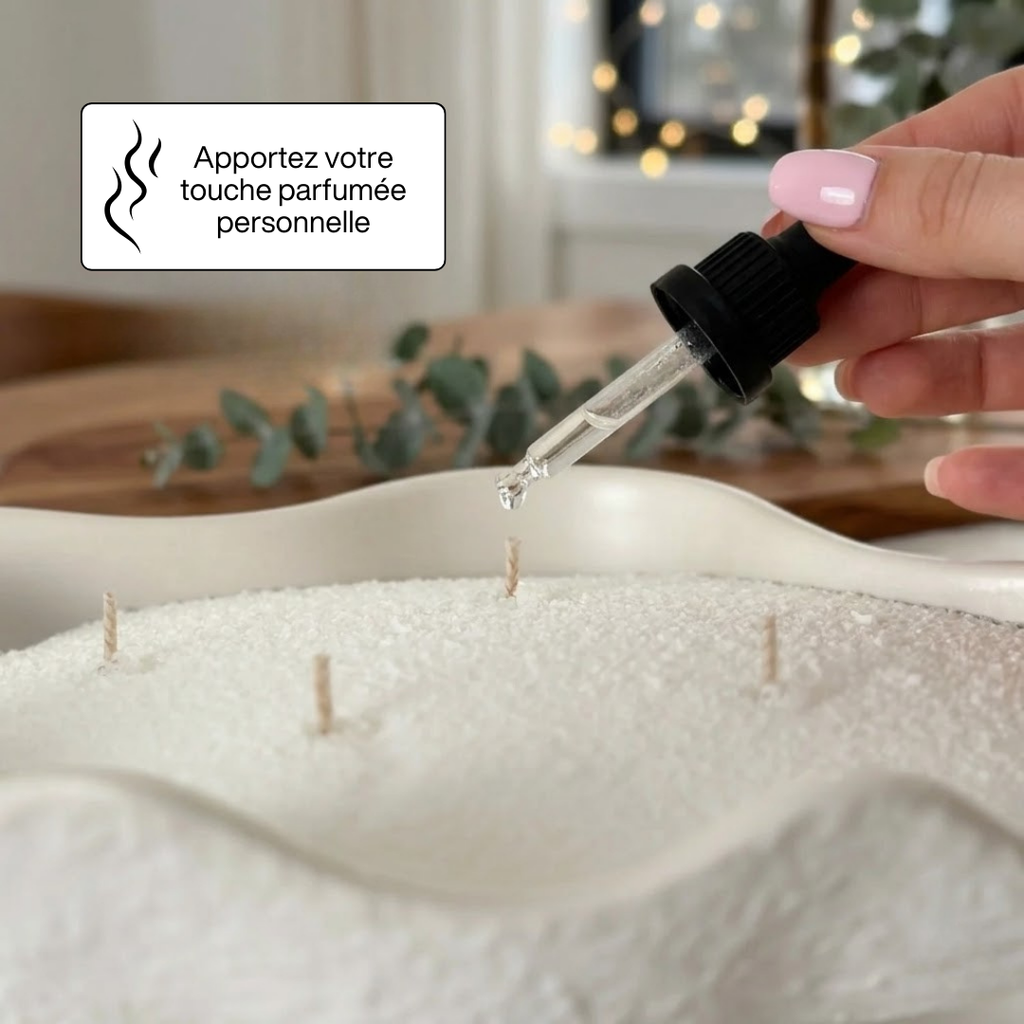 Bougie Perlée Décorative