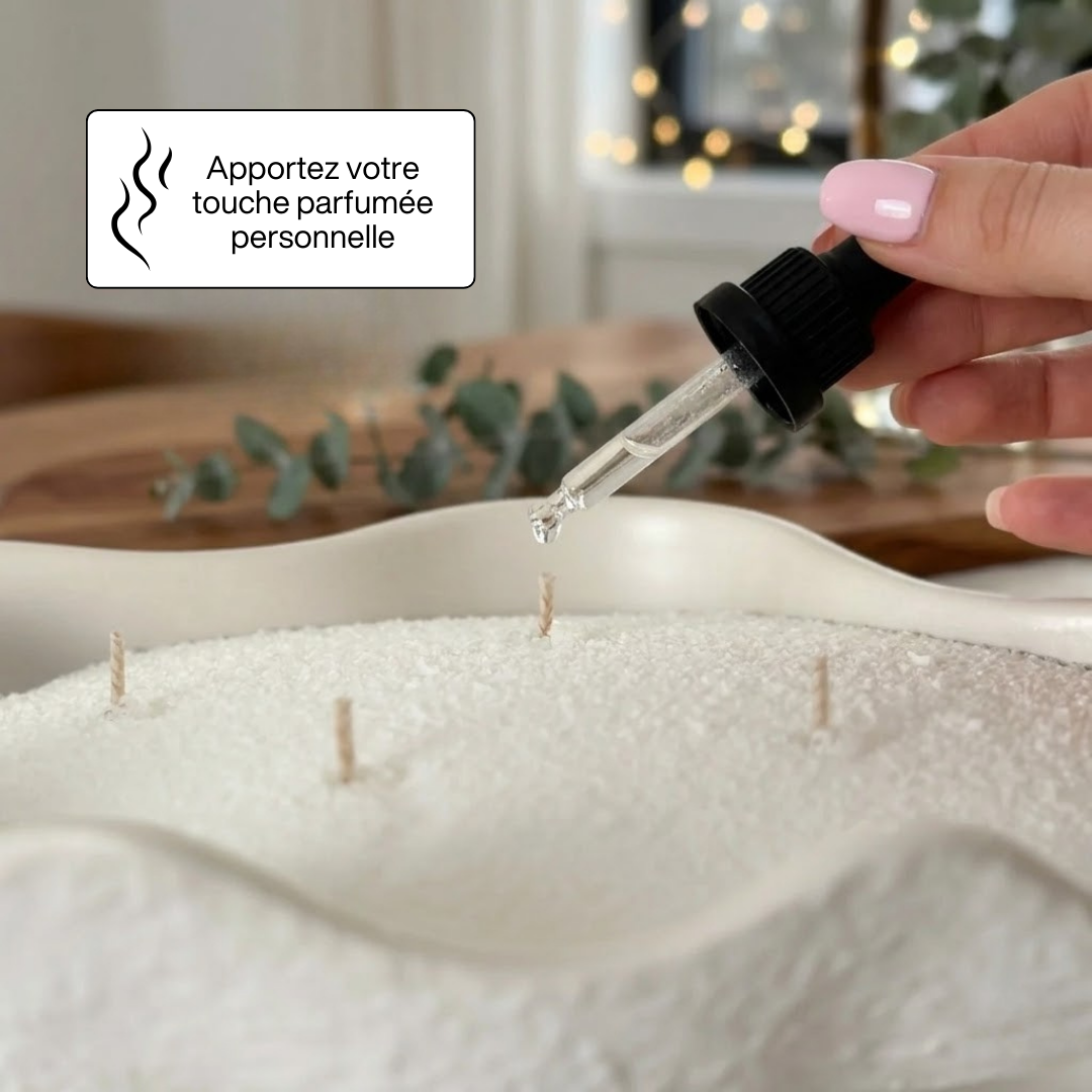 Bougie Perlée Décorative